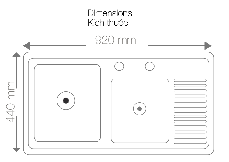 Chậu rửa bát TA 293VR